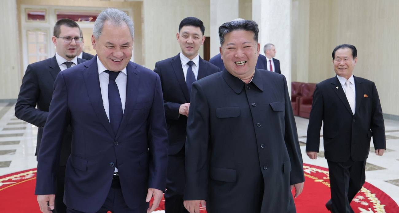 Kuzey Kore lideri Kim, Rusya Güvenlik Konseyi Sekreteri Şoygu’yu ağırladı