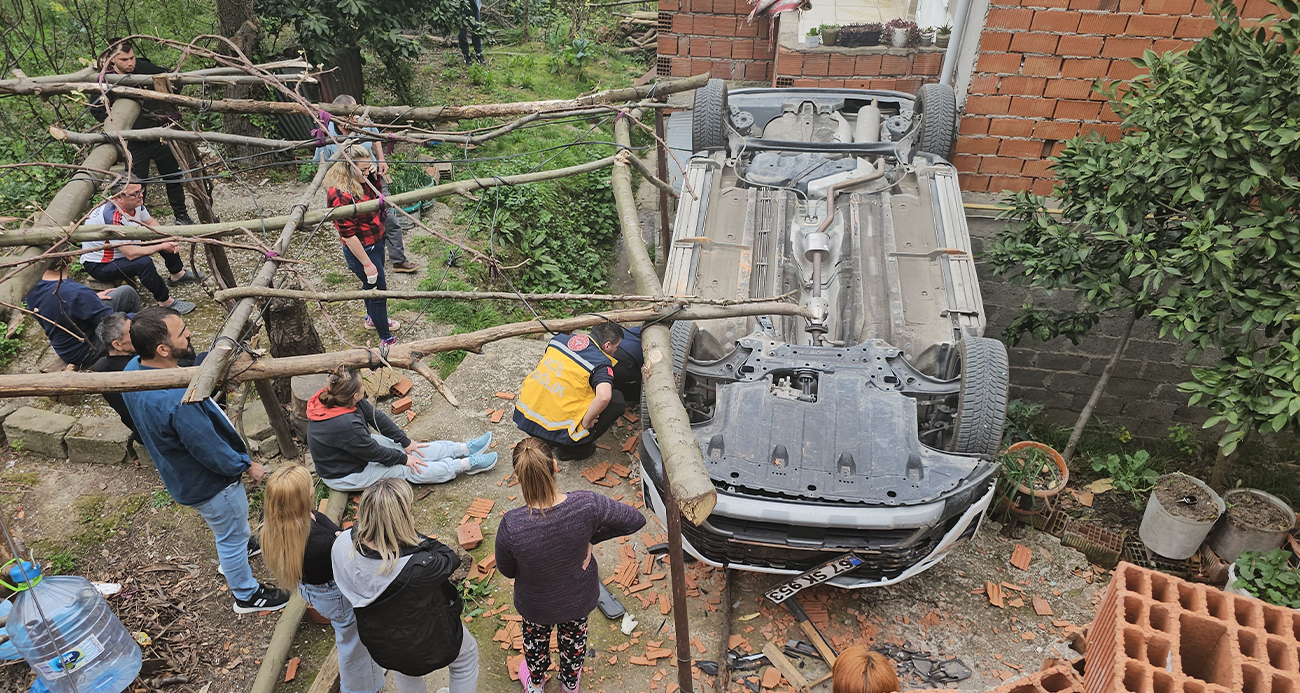 Zonguldak’ta bir garip kaza!