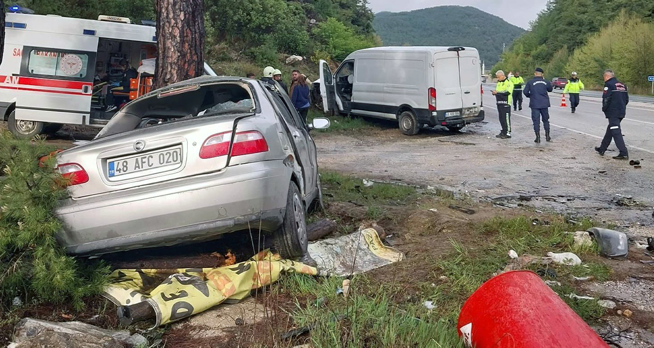 Milas-Yatağan karayolunda kaza: 1 ölü, 2 yaralı