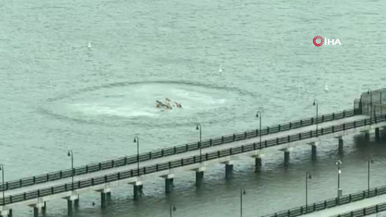 ABD’de helikopter Hudson Nehri'ne düştü