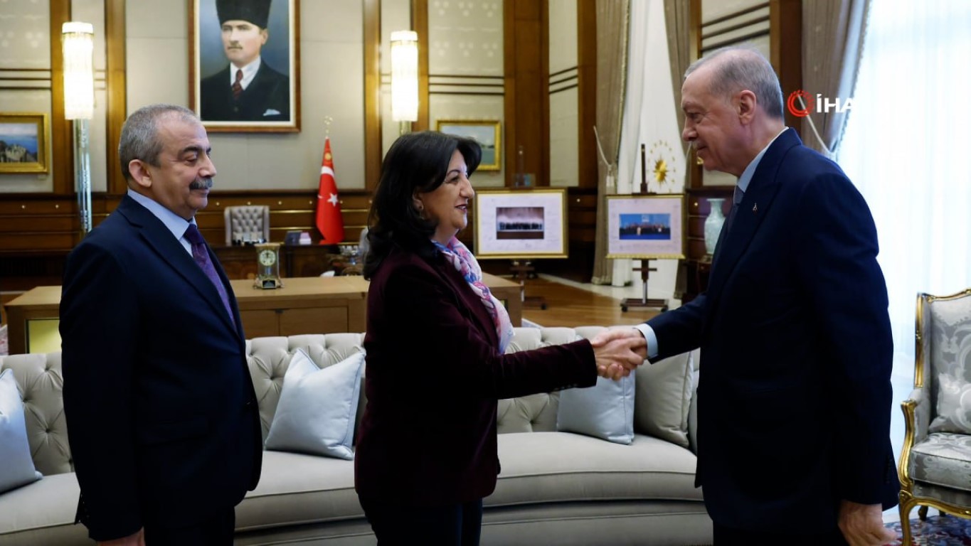 Cumhurbaşkanı Erdoğan, DEM Parti heyetini kabul etti