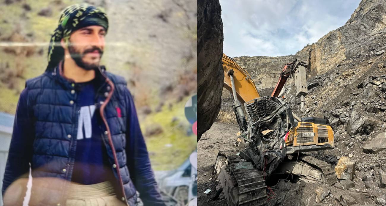 Şırnak’ta kaya parçası altında kalan şoför hayatını kaybetti