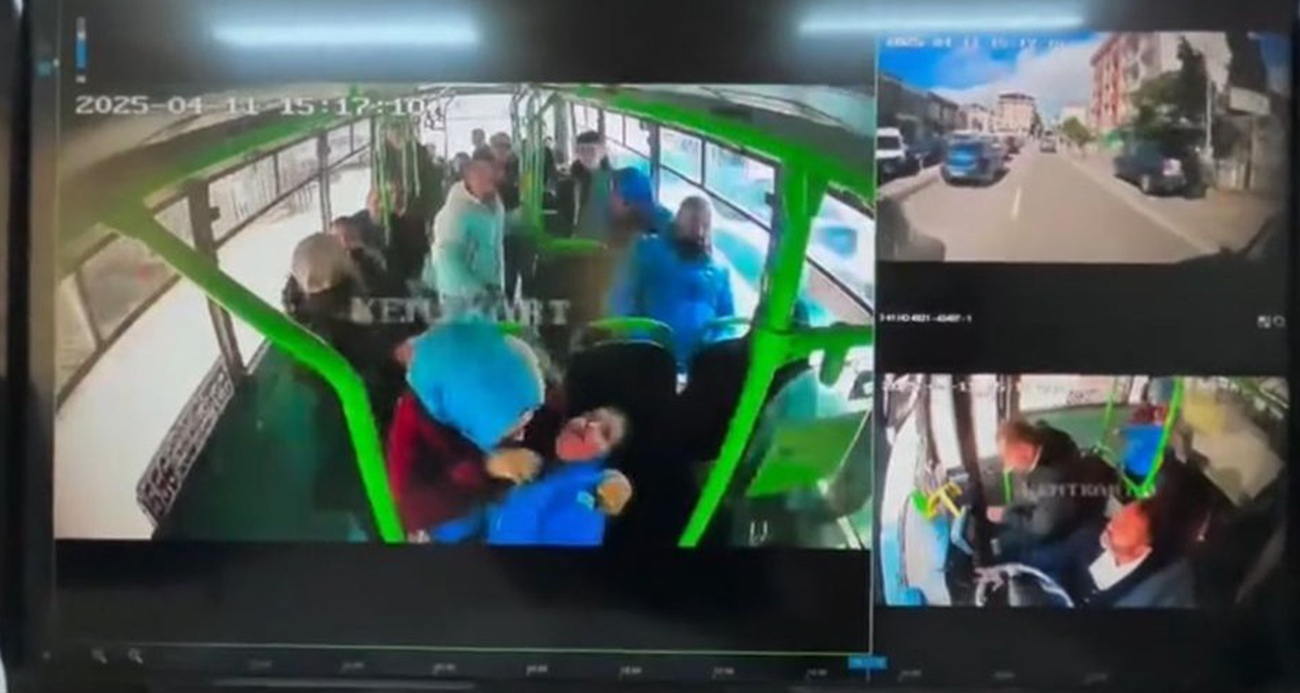 Otobüste yürekleri ağza getiren anlar: "Ömer, ne oldu?"