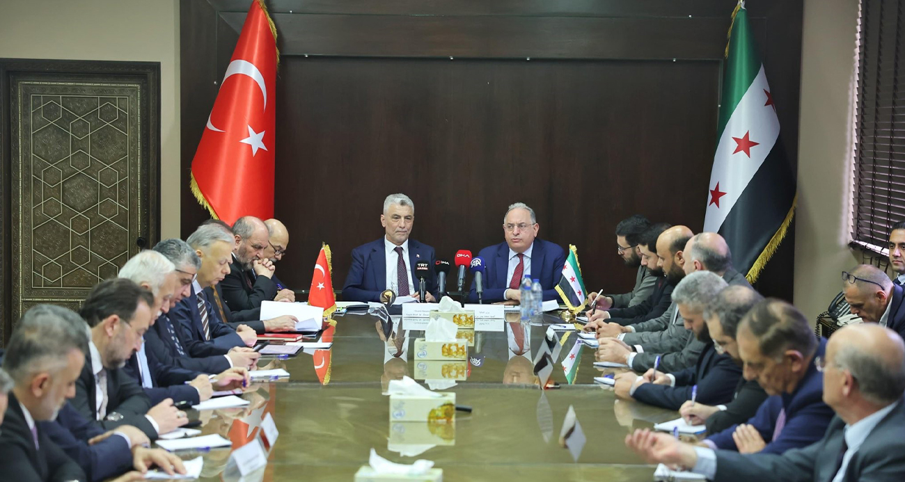 Ticaret Bakanı Bolat, Suriye Maliye Bakanı Yasser Barnia ile Şam’da bir araya geldi