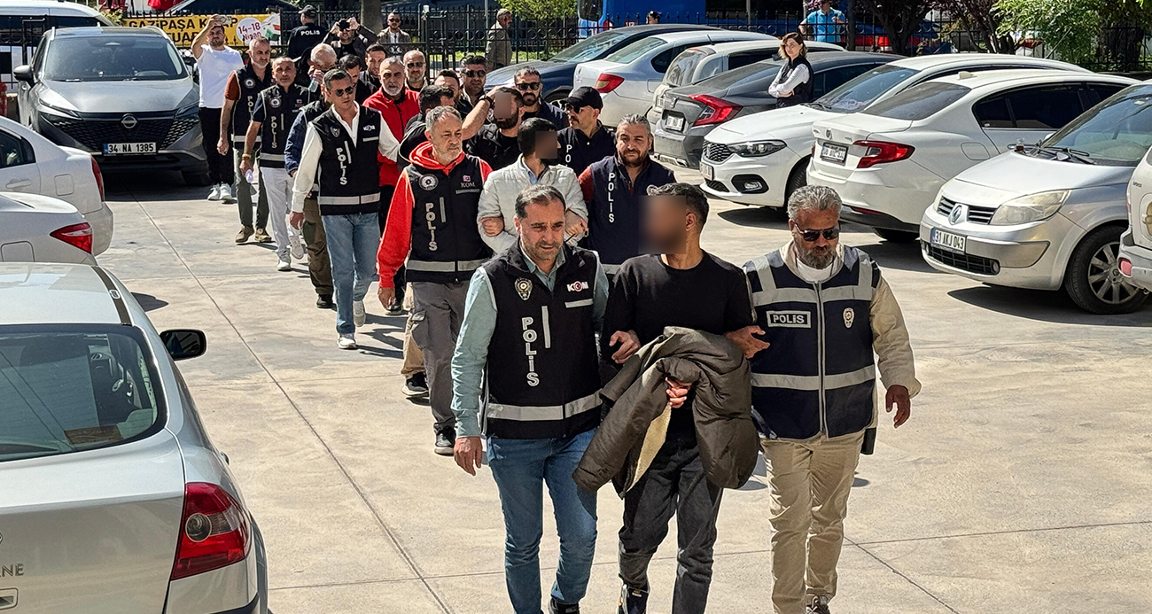 Birçok suçtan adliyeye sevk edilen şüpheliler: "Düğün alayı mı var?"