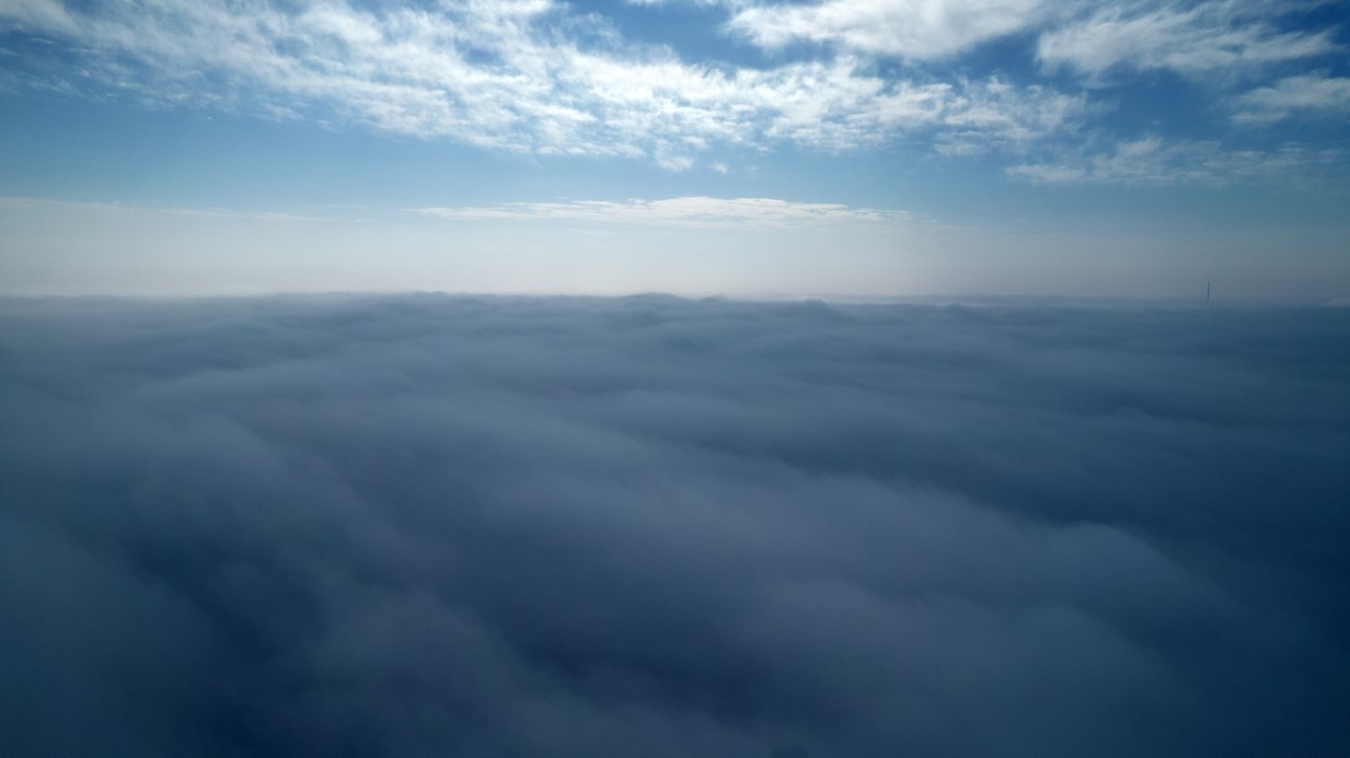 15 Temmuz Şehitler Köprüsü siste adeta kayboldu