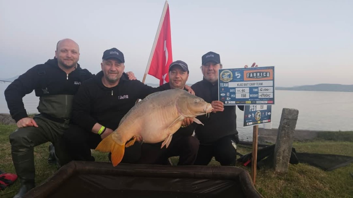 IBCC International Balaton Carp Cup yarışmasında Türk takımı sektör üçüncüsü oldu