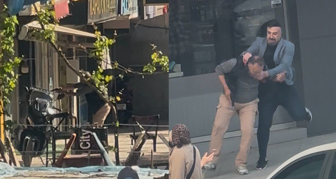 Kendisini silahla vuran şüpheliyi kovalayıp yere yıktı