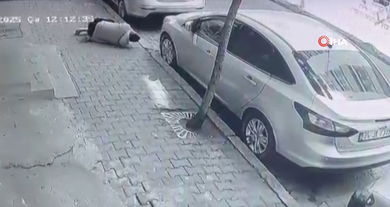 Depremde paniğe kapıldı camdan atladı