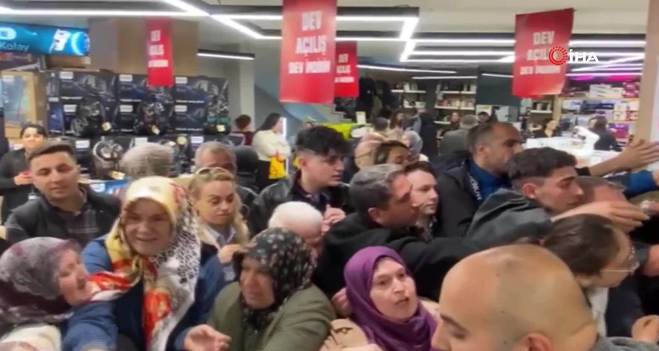 İzdiham yaşandı!