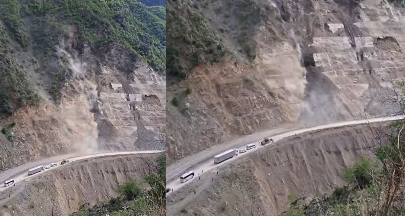 Yol ulaşıma kapandı!