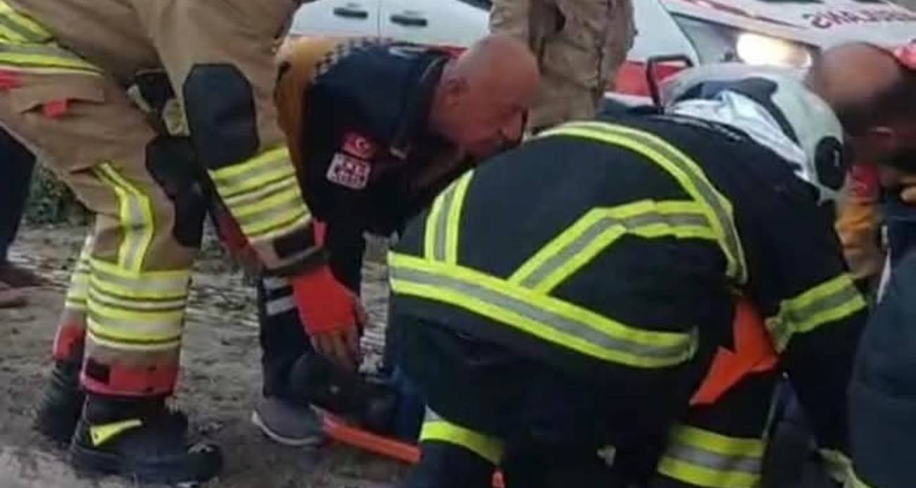 Hurdaya dönen Tofaş’taki 4 kişi yaralandı