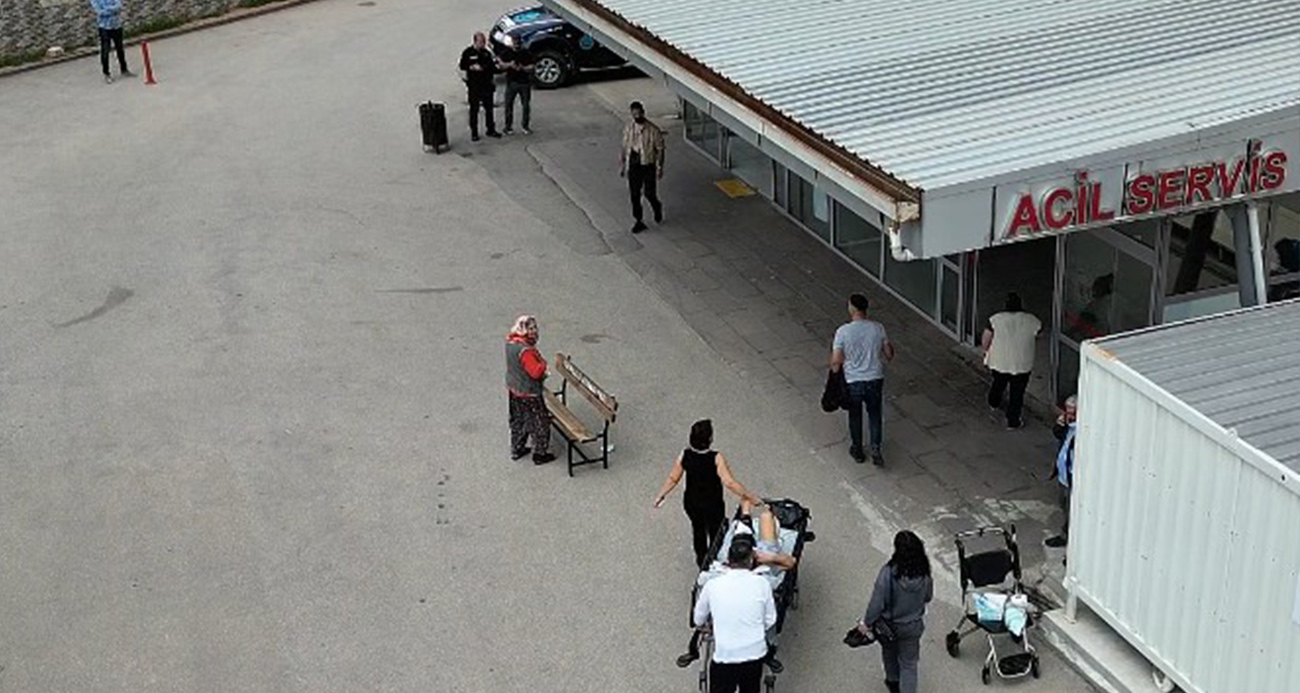 Tunceli Devlet Hastanesinde yangın paniği: Hastalar tahliye edildi