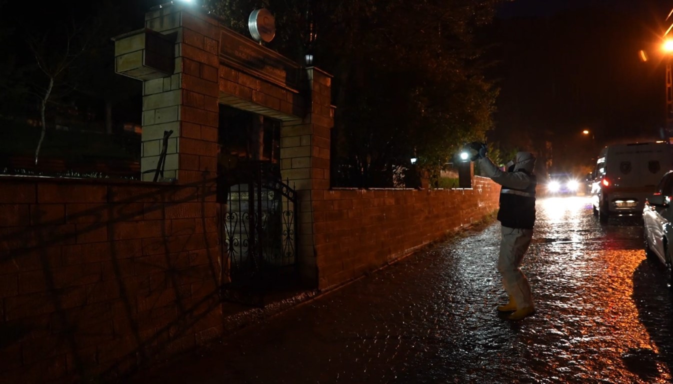 Gümüşhane’de ayılar bu kez mezarlığa dadandı