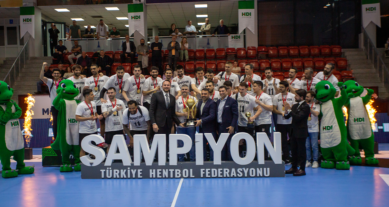 Hentbolda Erkekler Türkiye Kupası şampiyonu Beşiktaş