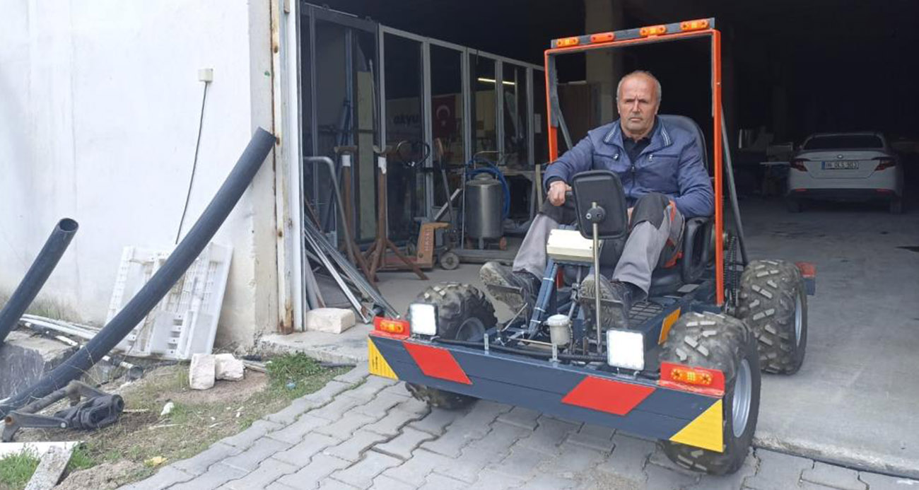 Ankaralı usta kendi imkanlarıyla go-kart yaptı, seri üretime geçti