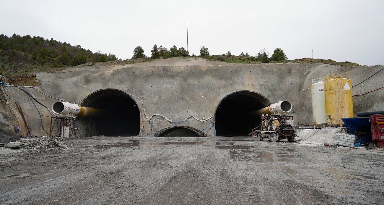 Gümüşhane’de yapımına başlanan Pekün Dağı Tüneli 8 yıldır açılamıyor
