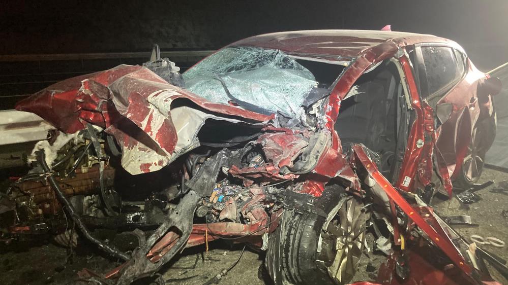 Ankara’da feci kaza... 2 otomobil kafa kafaya çarpıştı: 4 ölü, 1 yaralı
