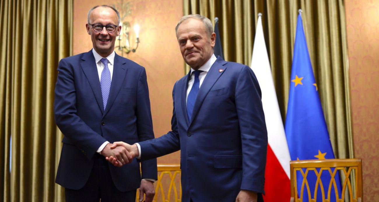 Almanya Başbakanı Merz, Polonya'da