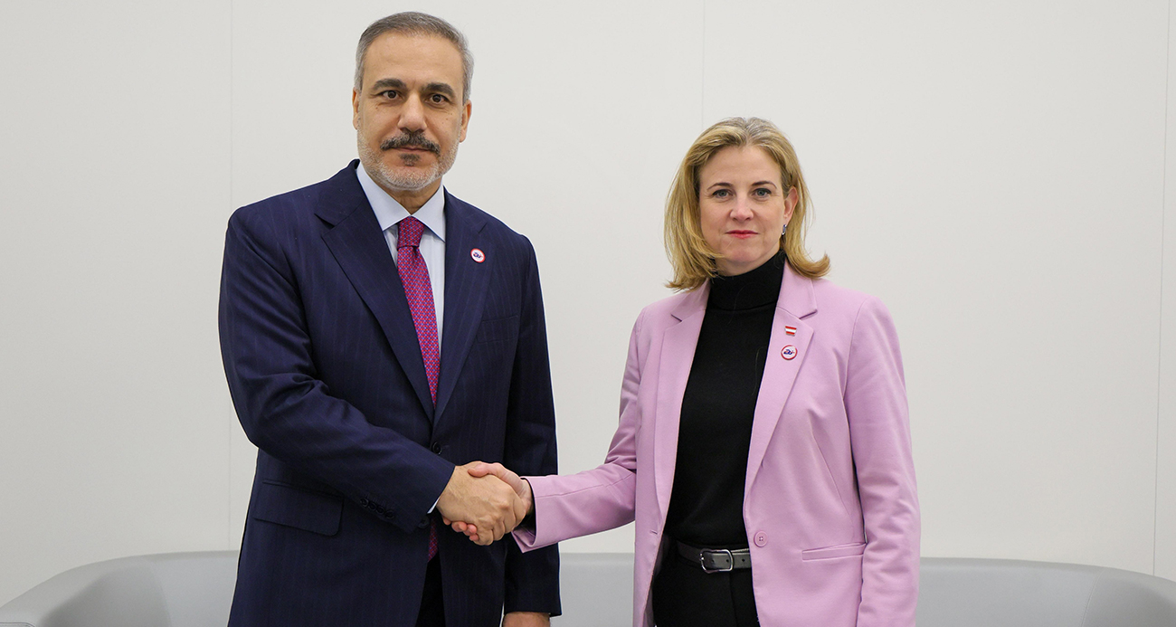 Dışişleri Bakanı Fidan, Avusturyalı mevkidaşı Meinl-Reisinger ile görüştü