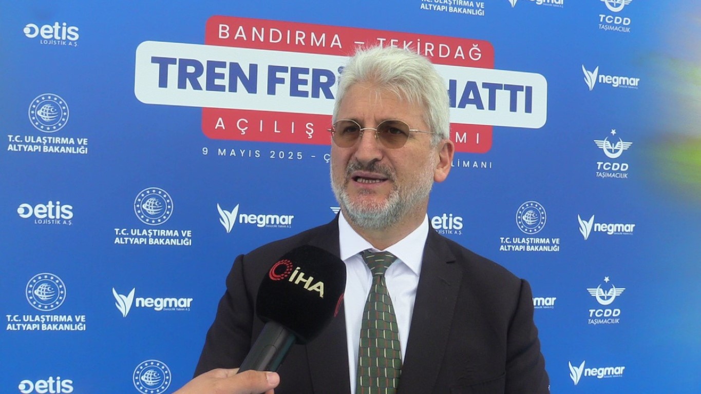 Bandırma-Tekirdağ Tren Feribot Hattı hizmete açıldı