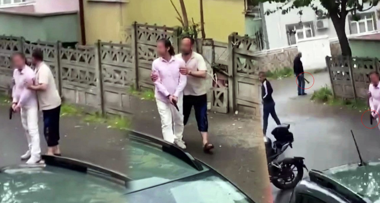 Tartıştığı emekli polisin kapısına balyoz ile dayanınca olanlar oldu