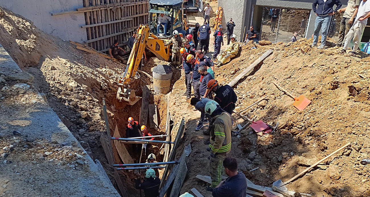 Çekmeköy’de inşaat alanında göçük: 1 işçi hayatını kaybetti