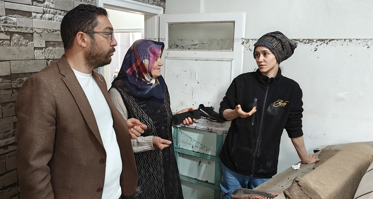 Kayseri’de sağanak yağışta evini su basan vatandaş: "Canımızı zor kurtardık"