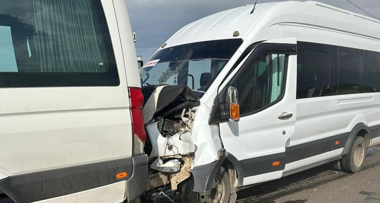 Siverek’te öğretmen servisleri kaza yaptı: 28 yaralı