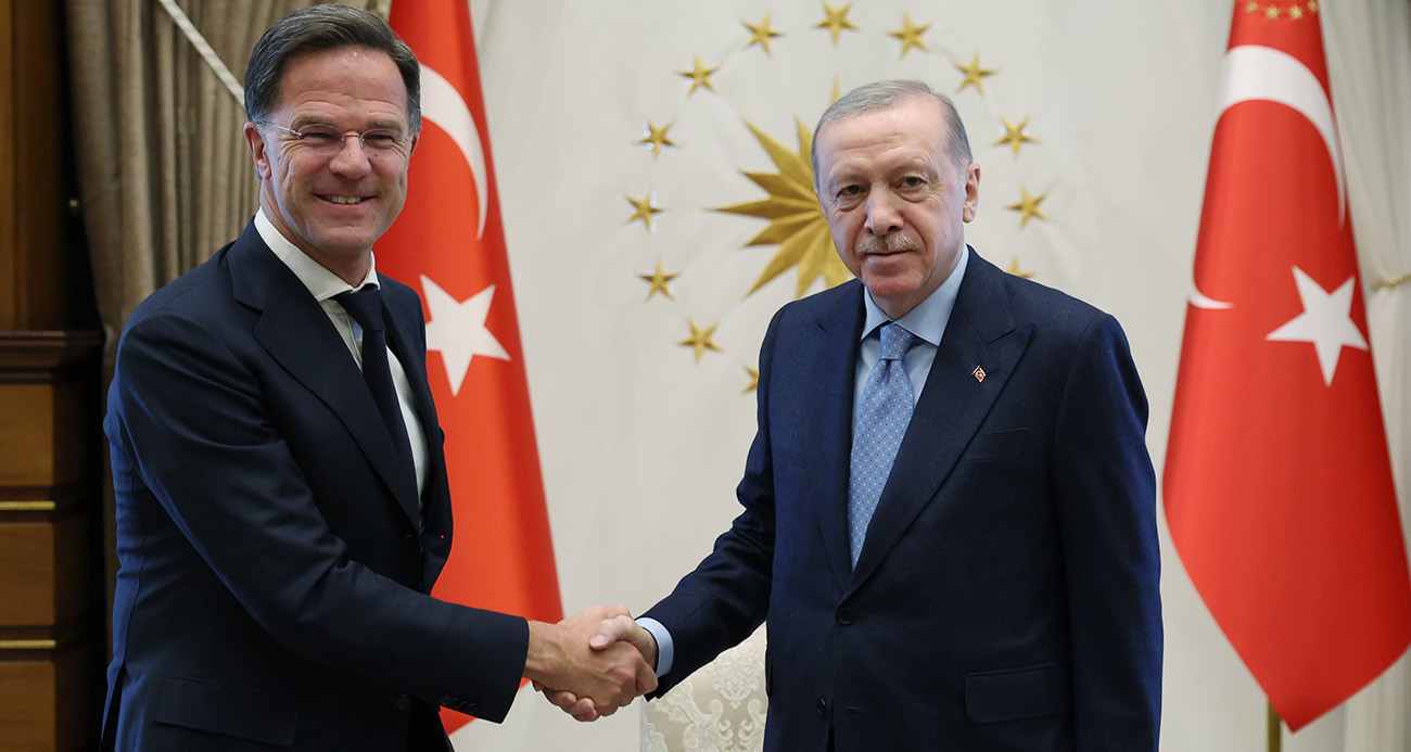 Cumhurbaşkanı Erdoğan, NATO Genel Sekreteri Rutte’yi kabul etti
