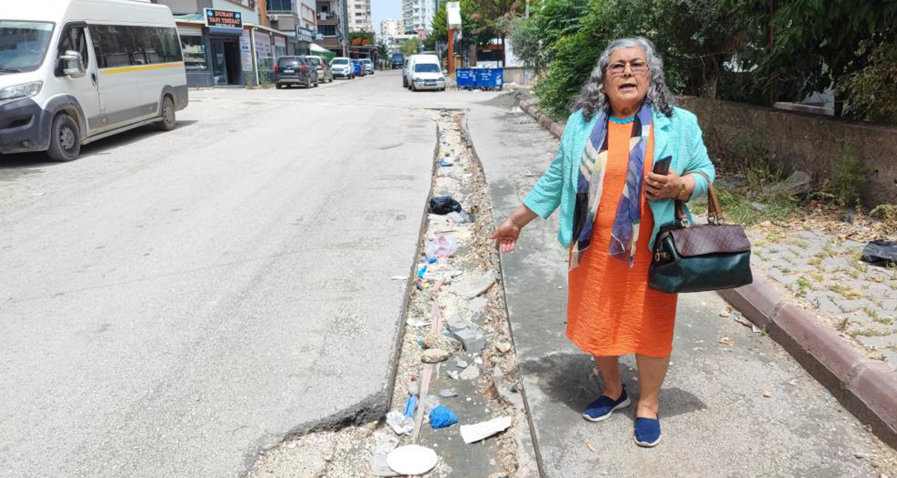 Seyhan Belediyesi yolu yapmadı, vatandaşla muhtar karşı karşıya geldi