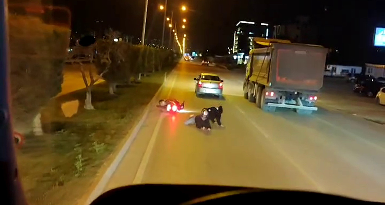 Arkasına bile bakmadan kaçtı
