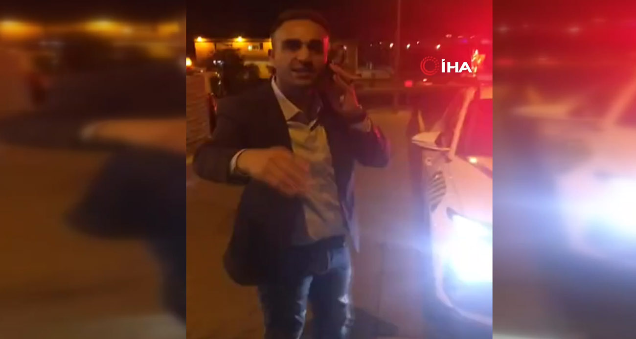 Polise direnen ve küfür eden sürücü tutuklandı
