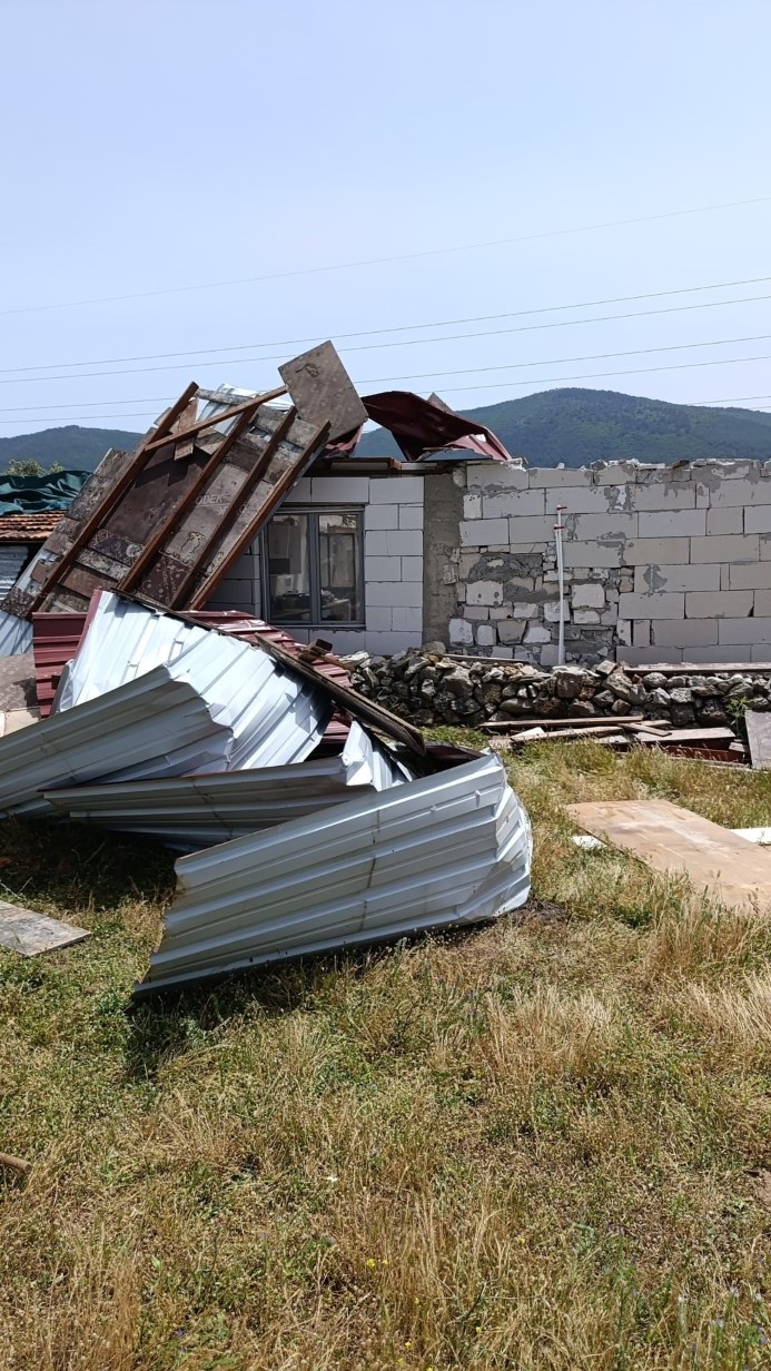 Bodrum’u fırtına vurdu