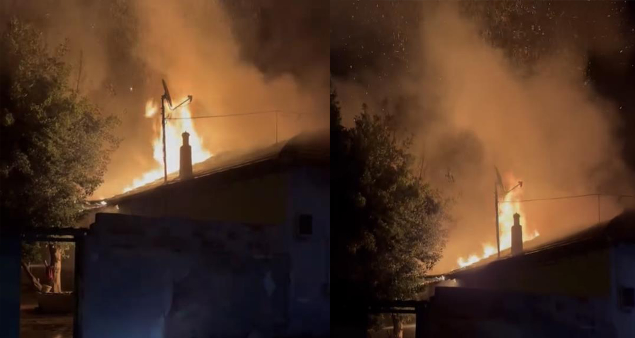 Bursa’da ahır alevlere teslim oldu