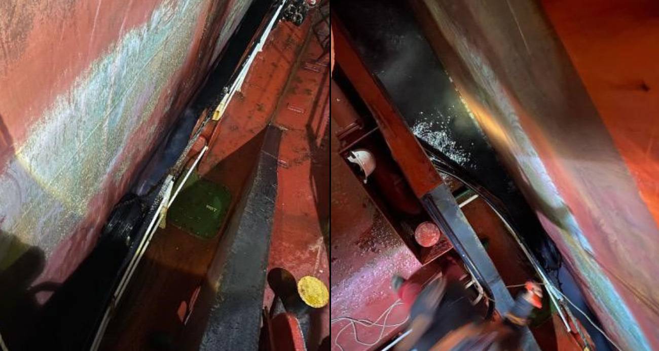 Küçükçekmece’de gemiden sızan madde endişeye neden oldu