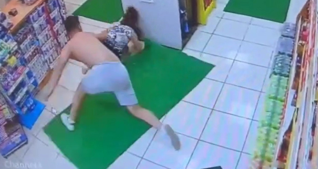 Fethiye’de akaryakıt istasyonundaki gasp anı kameralara yansıdı