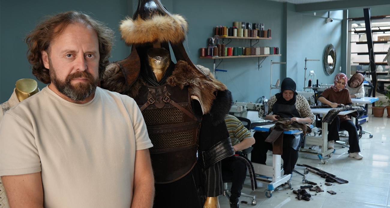’Game of Thrones’, ’Vikings’ ve bazı tarihi dizilerin kostüm ile aksesuarları bu atölyede üretildi