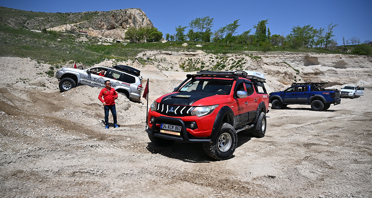 Offroadçular "Terörsüz Türkiye" sloganıyla yollara çıktı