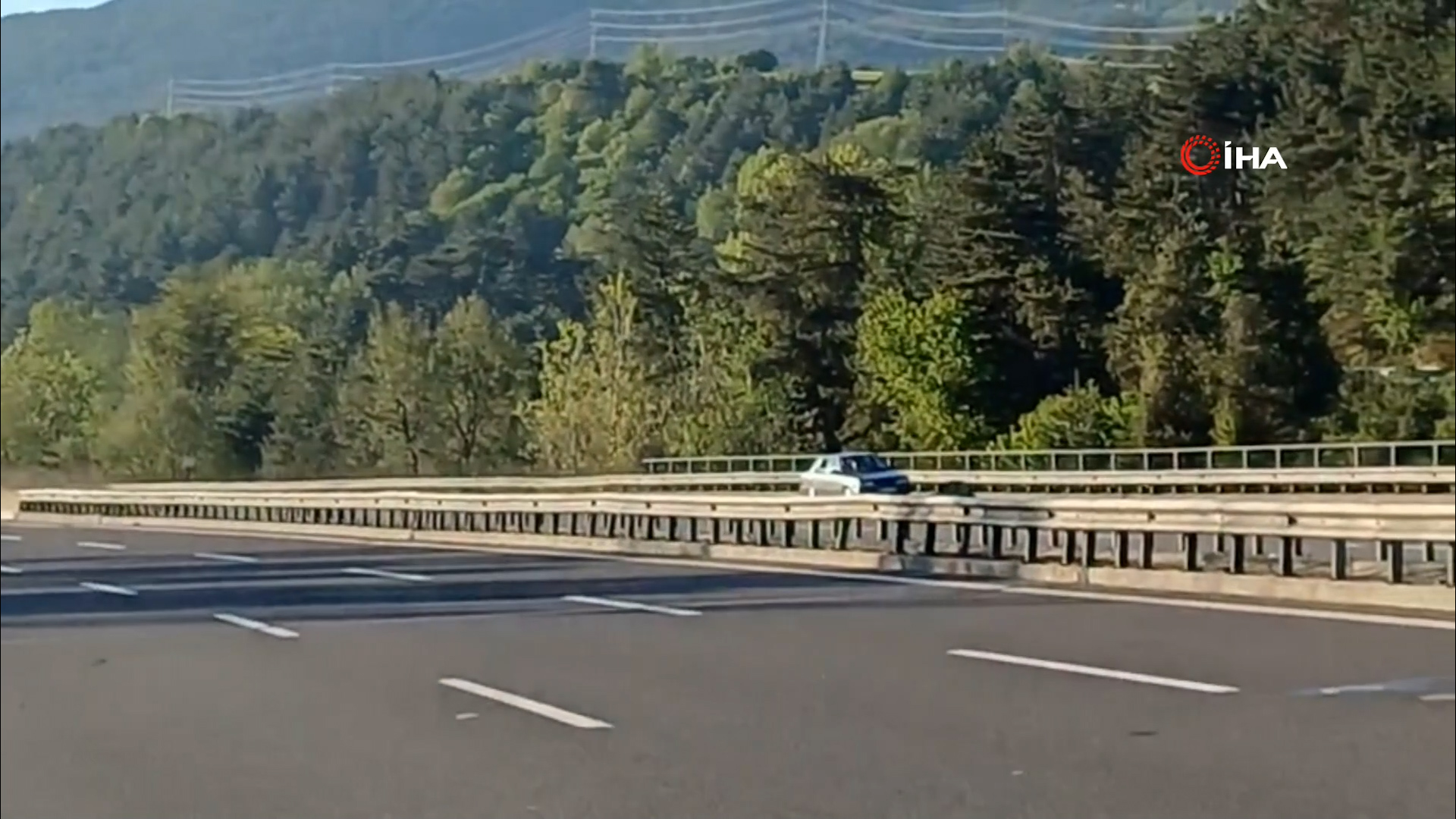 TEM’de kilometrelerce mesafe ters şeritten gitti: 9 bin lira ceza yedi