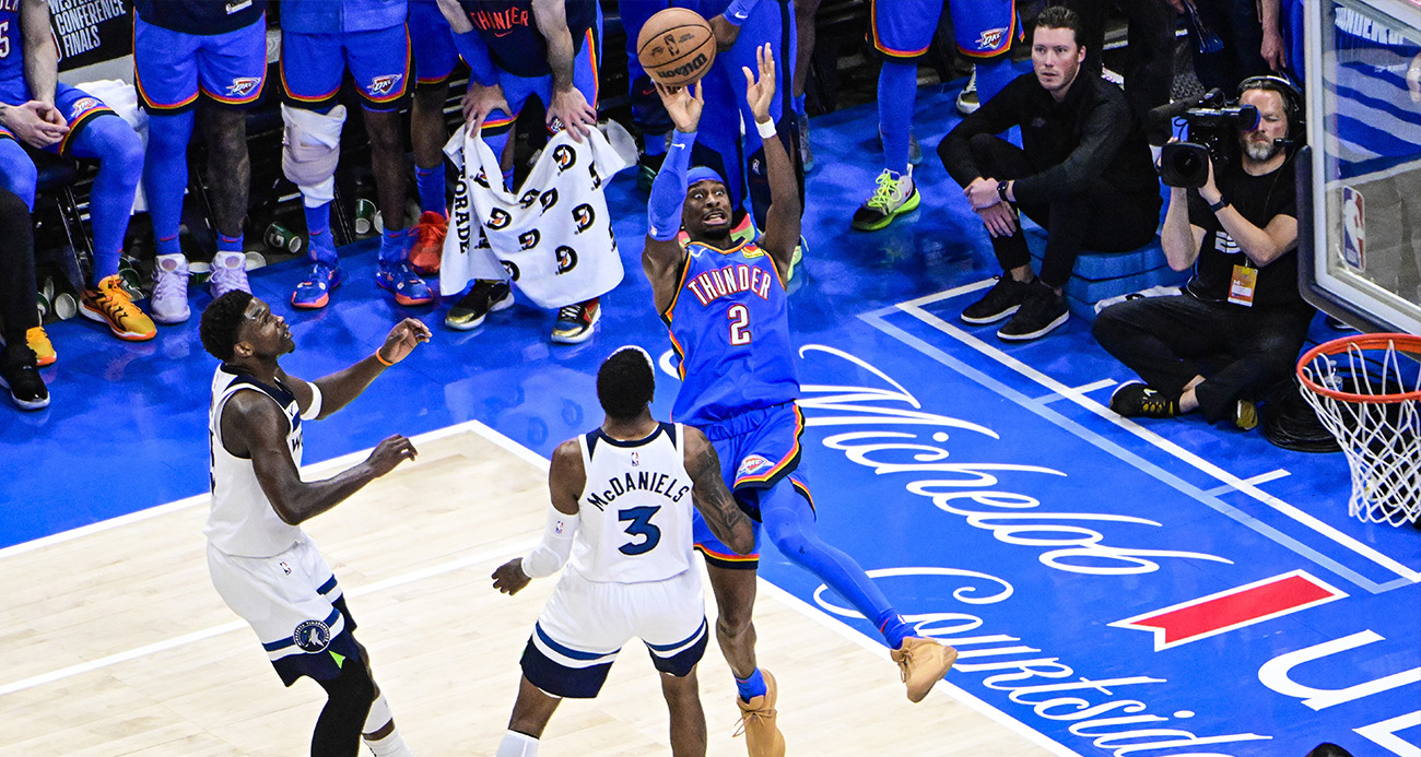 Oklahoma City Thunder, Batı Konferansı final serisinde 2-0 yaptı