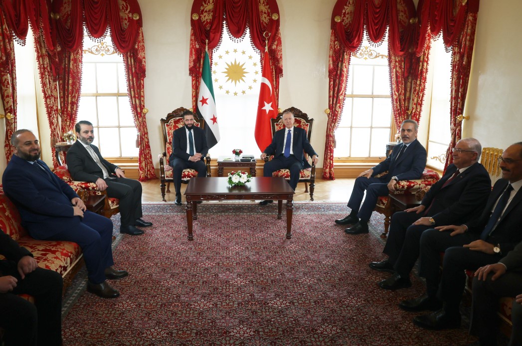 Cumhurbaşkanı Erdoğan, Suriye Lideri Ahmet Şara’yı kabul etti