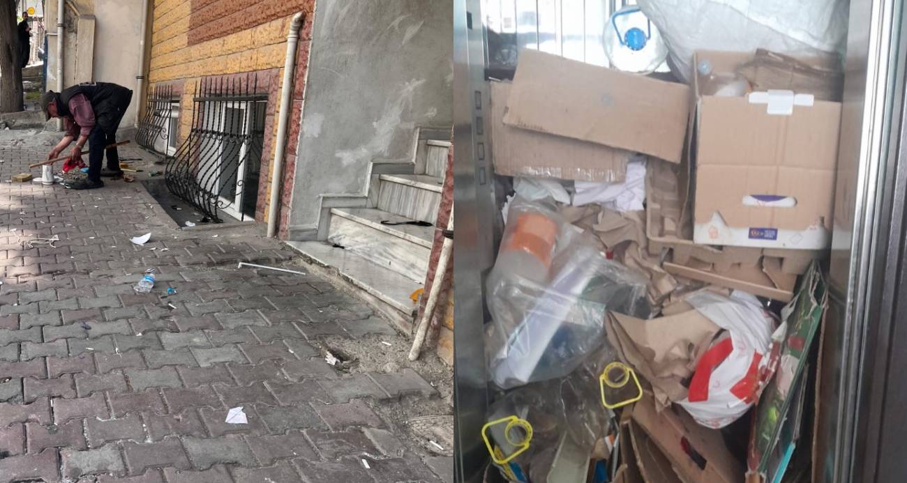 Esenyurt’ta yaşlı adamın çöp evi 4’üncü kez boşaltıldı