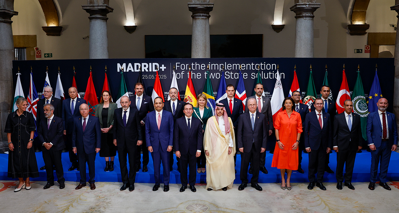 Avrupa ve Arap ülkeleri, İsrail'e baskı gündemiyle Madrid'de toplandı