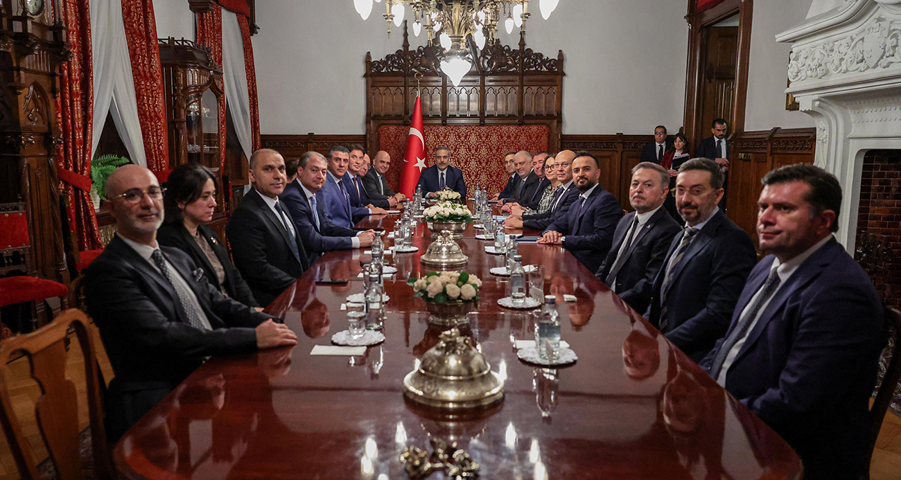 Dışişleri Bakanı Fidan, Rus-Türk İş İnsanları Birliği Yönetim Kurulu üyelerini kabul etti