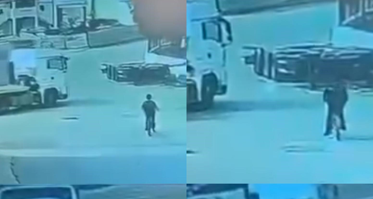 Tırın çarptığı bisikletli çocuk ölmüş, sürücü kaçmıştı: O anların görüntüsü çıktı