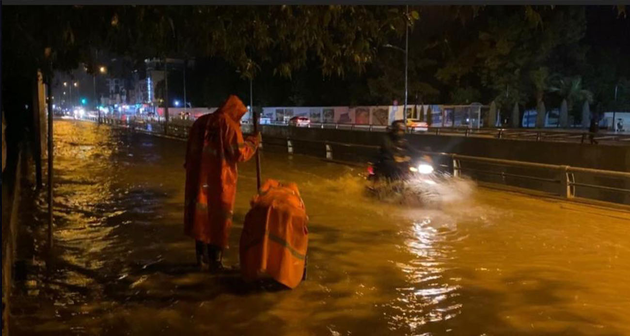 Osmaniye’de sağanak yağmur hayatı olumsuz etkiledi