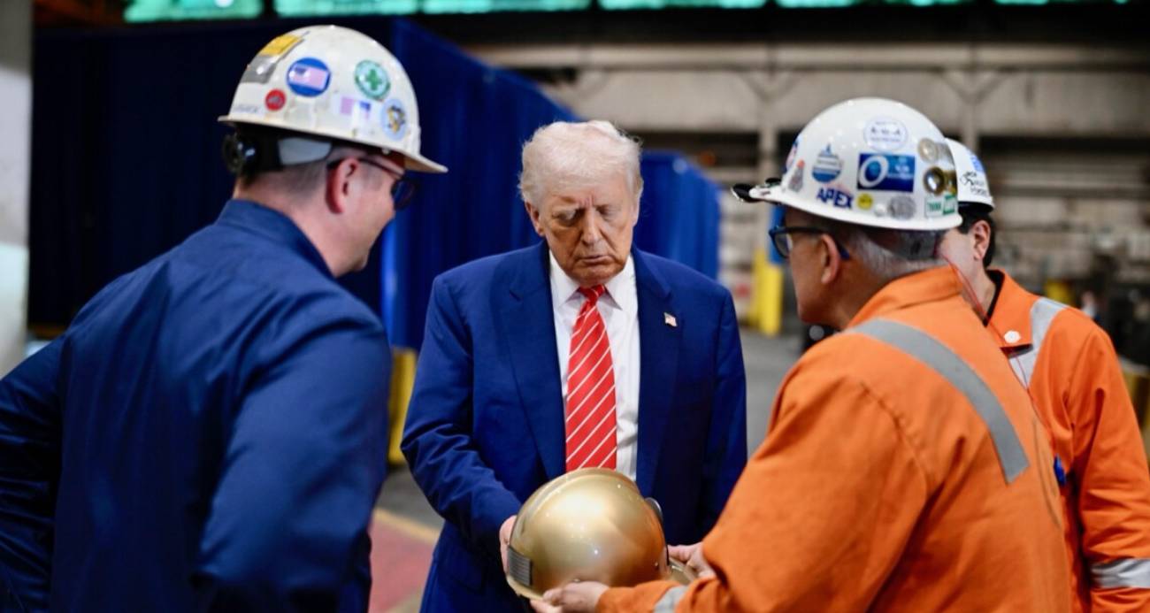 Trump: "Çelik ve alüminyum ithalatına uygulanan gümrük vergisi oranı yüzde 50’ye çıkarılacak"