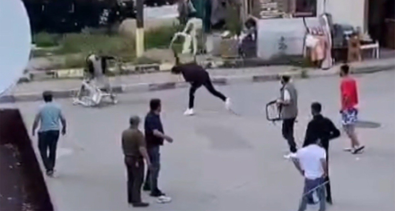 Trafikte korna kavgası meydan savaşına dönüştü