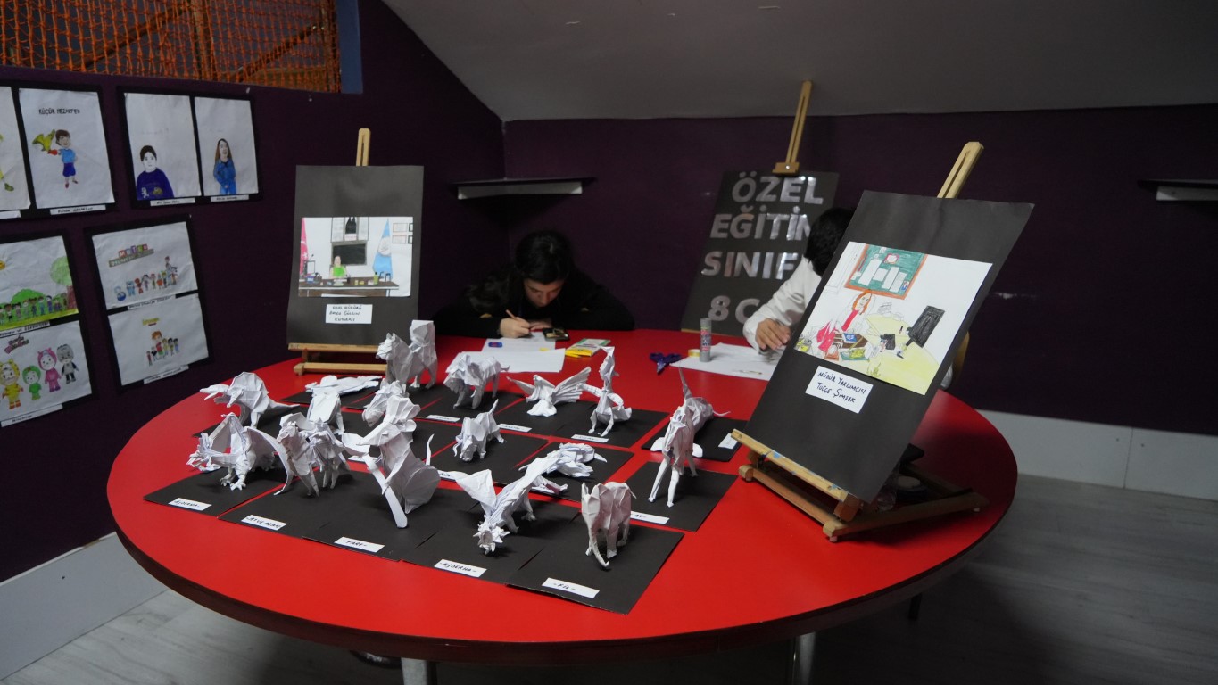 Sultangazi’de Özel eğitim öğrencileri TÜBİTAK 4006 sergisinde büyük beğeni topladı